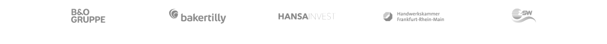 B&O Gruppe, Baker Tilly, HansaInvest, Handwerkskammer Frankfurt-Rhein-Main, BSW